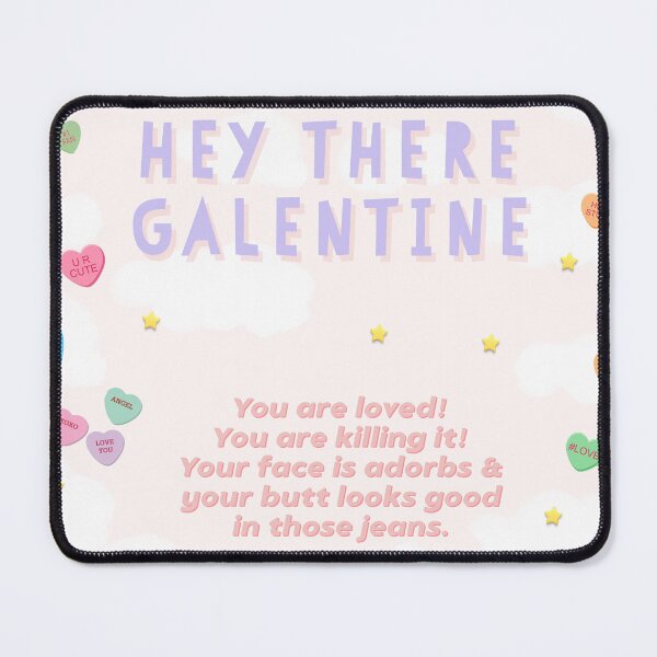 Item preview, Hey There Galentines You are loved Candy hearts designed and sold by AshTreeCrtvCo.