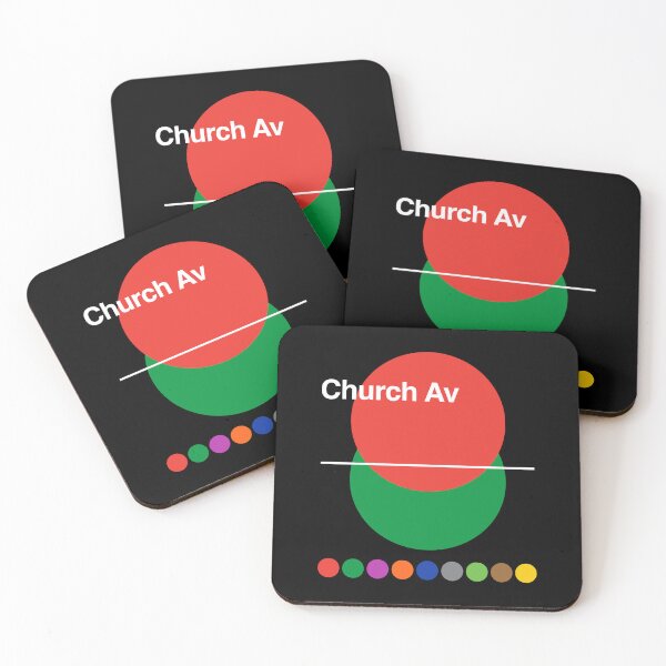 Item preview, Church Av Flatbush Brooklyn New York Subway designed and sold by ClickForMore.