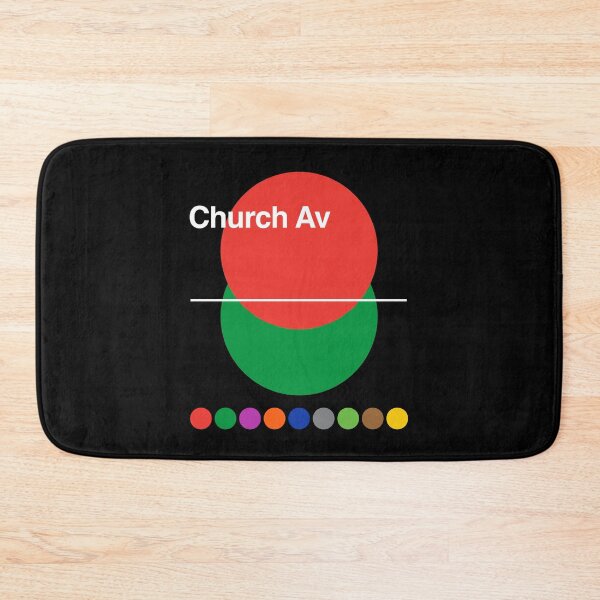 Item preview, Church Av Flatbush Brooklyn New York Subway designed and sold by ClickForMore.