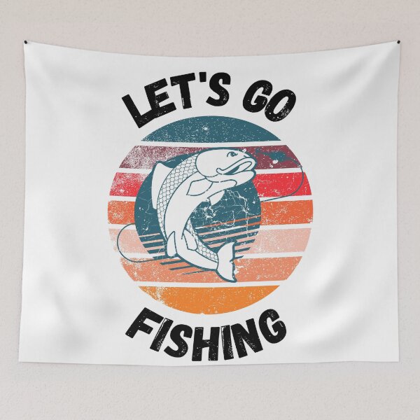 Item preview, Let's Go Fishing Fish On A Hook designed and sold by LuckyKermit.