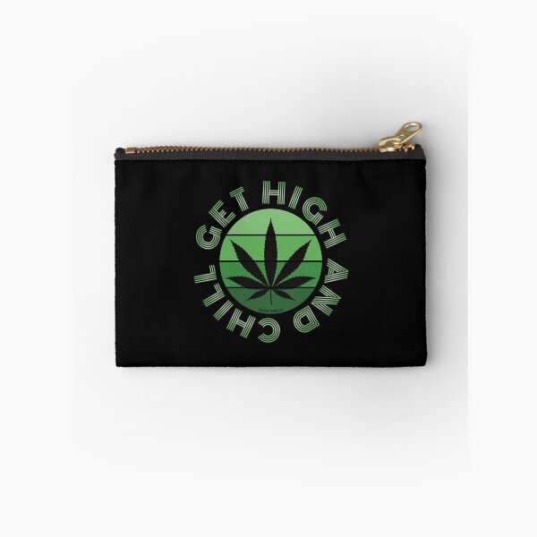 Item preview, Retro Vintage Sunset Green Pot leaf-Get high and chill designed and sold by YomeHayin.