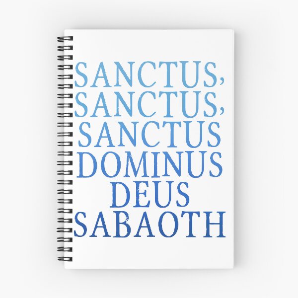 Item preview, Sanctus Sanctus Sanctus Dominus Deus (Latin: Holy Holy Holy Lord): Catholic designed and sold by TheCatholicLady.