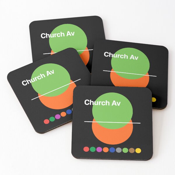 Item preview, Church Av 2 5 Flatbush Brooklyn New York Subway designed and sold by ClickForMore.