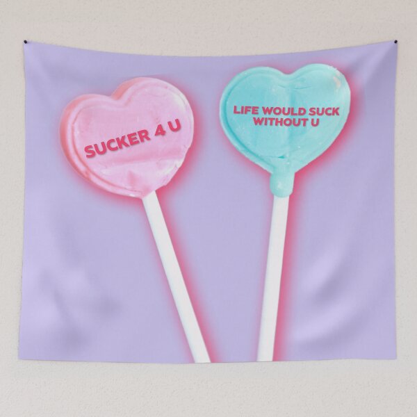 Item preview, Valentines Candy puns sucker for you lollipop designed and sold by AshTreeCrtvCo.
