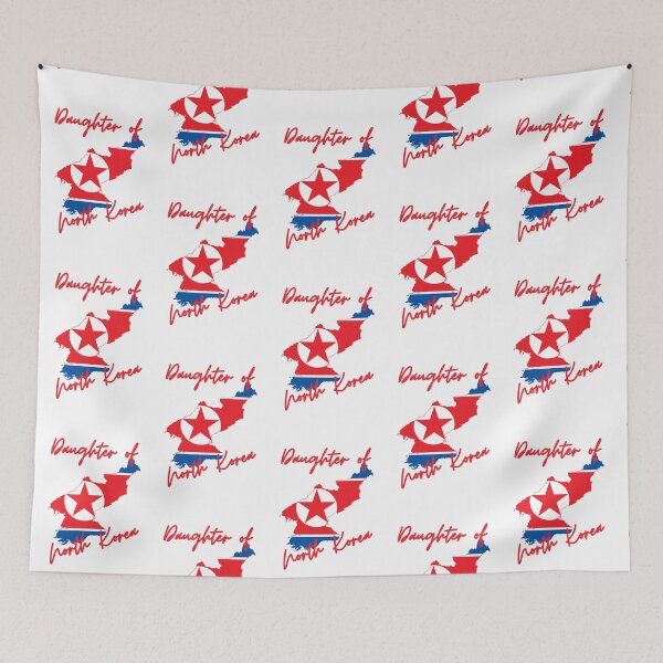 Item preview, Daughter of North Korea Map Flag designed and sold by NovawayDirect.