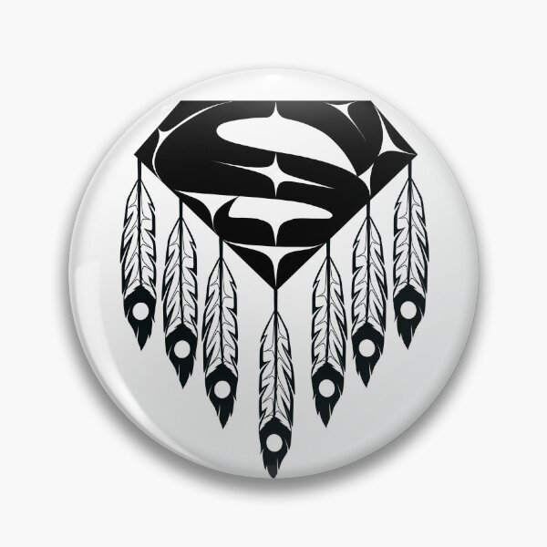Item preview, Tribal S design with feathers designed and sold by SpeakthunderArt.