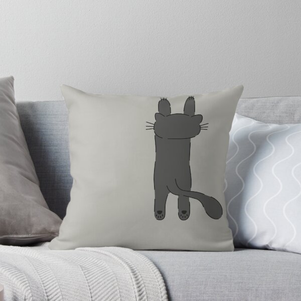 Item preview, Cute Grey Cat Holding on.. designed and sold by cgroenewald.