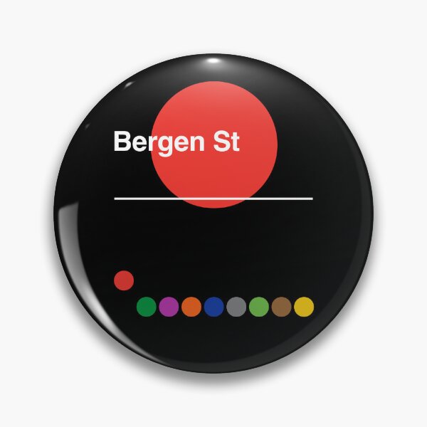 Item preview, Bergen Street Cobble Hill Brooklyn New York Subway designed and sold by ClickForMore.