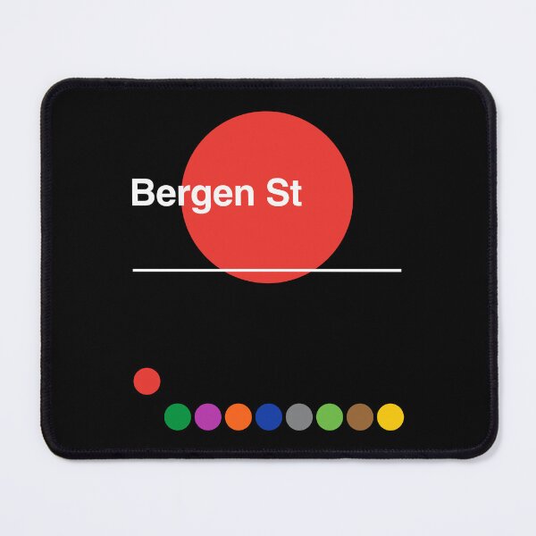 Item preview, Bergen Street Cobble Hill Brooklyn New York Subway designed and sold by ClickForMore.