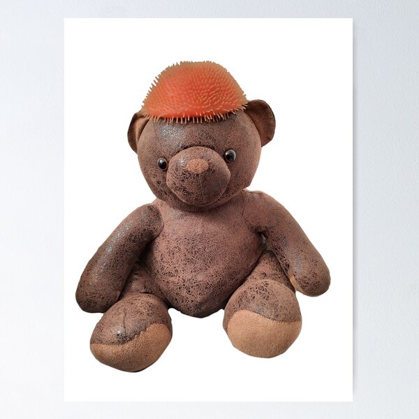 Item preview, oso con sombrero naranja designed and sold by Gemma Leslie.