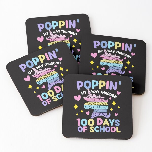 Item preview, Poppin' My Way Through School Unicorn designed and sold by desireedickens.