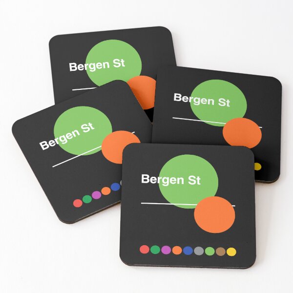 Item preview, Bergen Street Prospect Heights Brooklyn New York Subway designed and sold by ClickForMore.