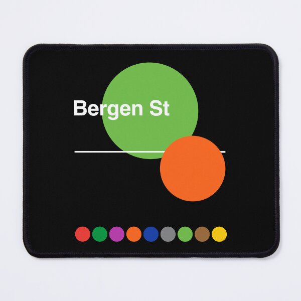 Item preview, Bergen Street Prospect Heights Brooklyn New York Subway designed and sold by ClickForMore.