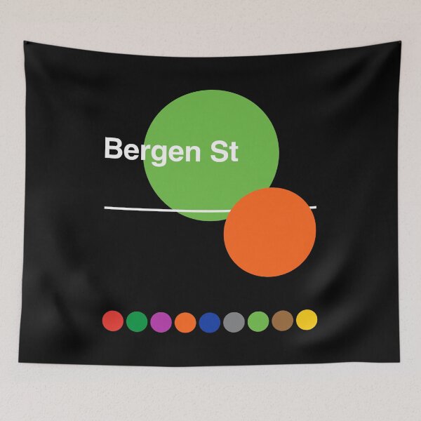 Item preview, Bergen Street Prospect Heights Brooklyn New York Subway designed and sold by ClickForMore.