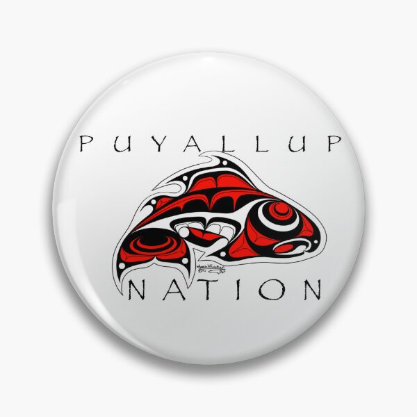 Item preview, Puyallup Nation salmon designed and sold by SpeakthunderArt.