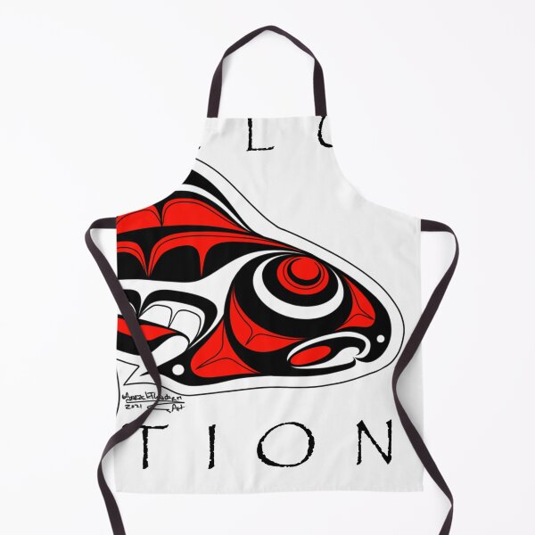 Item preview, Puyallup Nation salmon designed and sold by SpeakthunderArt.