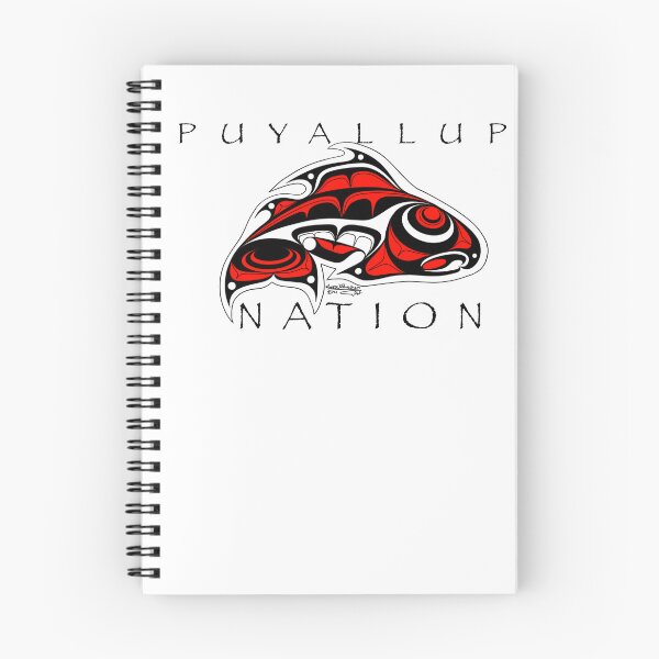 Item preview, Puyallup Nation salmon designed and sold by SpeakthunderArt.