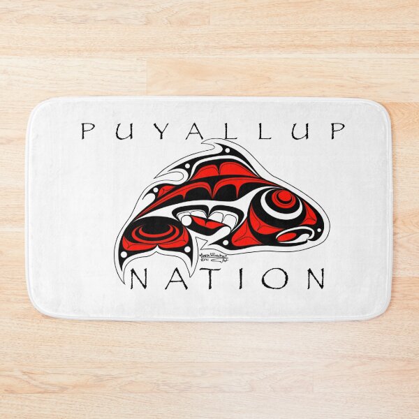 Item preview, Puyallup Nation salmon designed and sold by SpeakthunderArt.