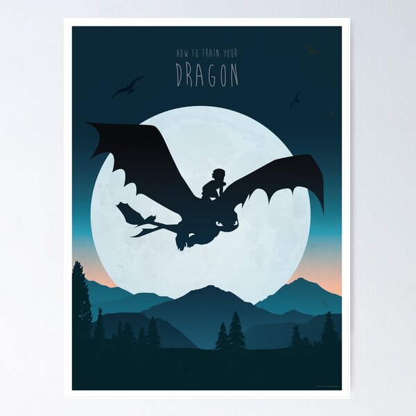 How to Train Your Dragon: Movie Poster Mural - Officially Licensed