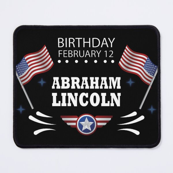 Item preview, Abraham Lincoln, birthday February 12 designed and sold by ahmedalsidi.