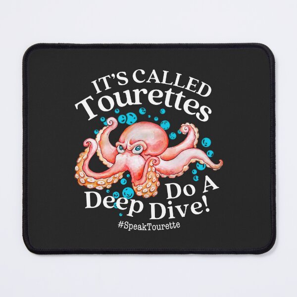 Item preview, It’s Called Tourettes Do A Deep Dive Octopus Under Sea , Tourette Syndrome Awareness  designed and sold by MJDezigns.