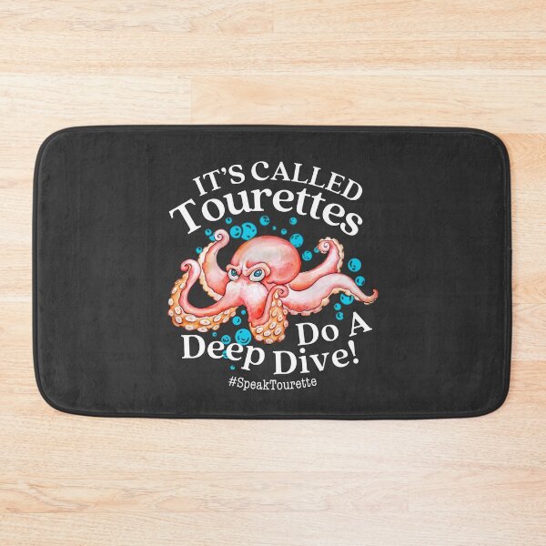 Item preview, It’s Called Tourettes Do A Deep Dive Octopus Under Sea , Tourette Syndrome Awareness  designed and sold by MJDezigns.