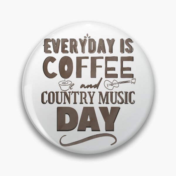 Item preview, Fueled By Coffee and Country Music Coffee Brown designed and sold by lineartdesigns.