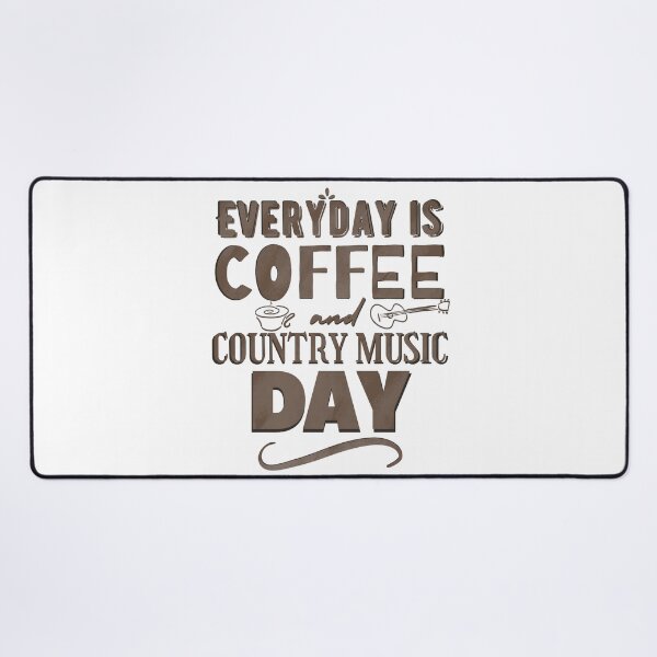 Item preview, Fueled By Coffee and Country Music Coffee Brown designed and sold by lineartdesigns.