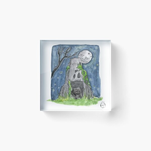 Item preview, Watercolor megalithic illustration designed and sold by Noushkanel.