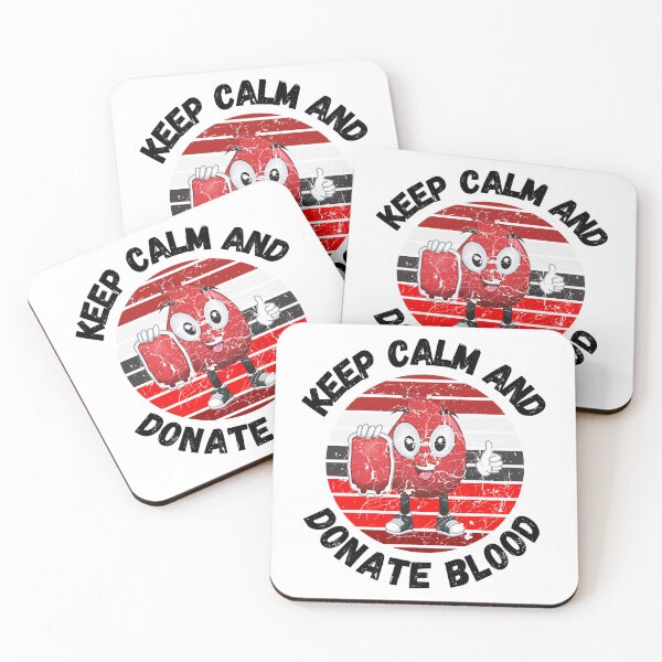 Item preview, Keep Calm And Donate Blood designed and sold by LuckyKermit.