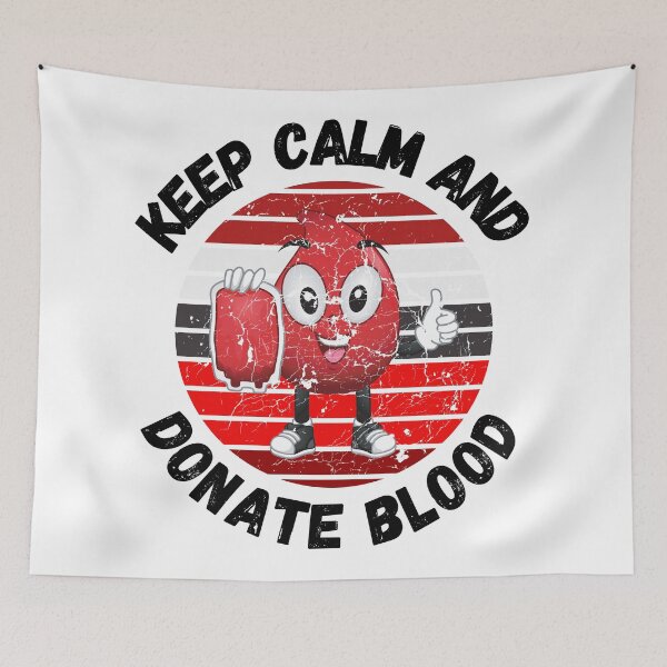 Item preview, Keep Calm And Donate Blood designed and sold by LuckyKermit.