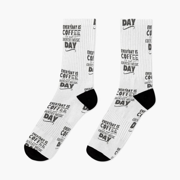 Item preview, Fueled By Coffee and Country Music Rustic Gray designed and sold by lineartdesigns.