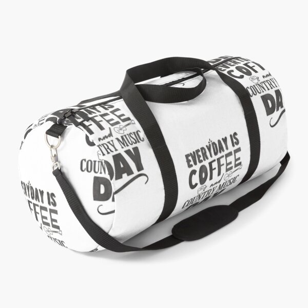 Item preview, Fueled By Coffee and Country Music Rustic Gray designed and sold by lineartdesigns.
