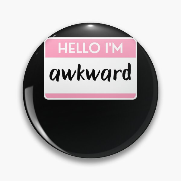 Item preview, Hello I'm Awkward Sticker designed and sold by allysonhat.