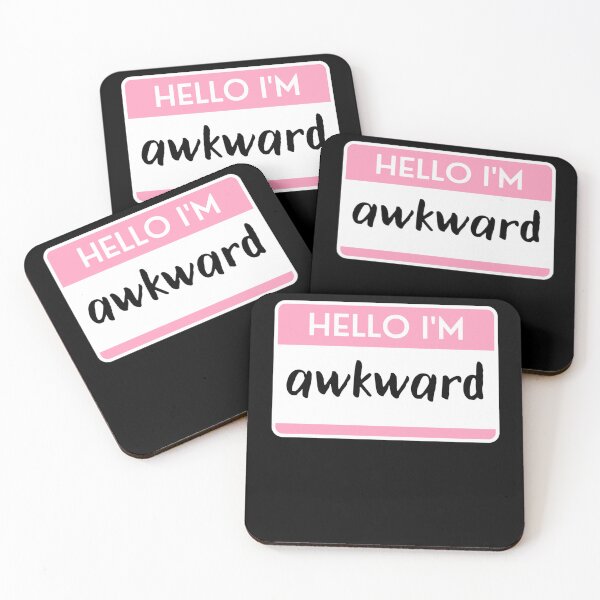 Item preview, Hello I'm Awkward Sticker designed and sold by allysonhat.
