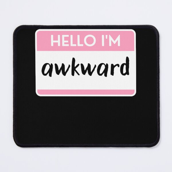 Item preview, Hello I'm Awkward Sticker designed and sold by allysonhat.