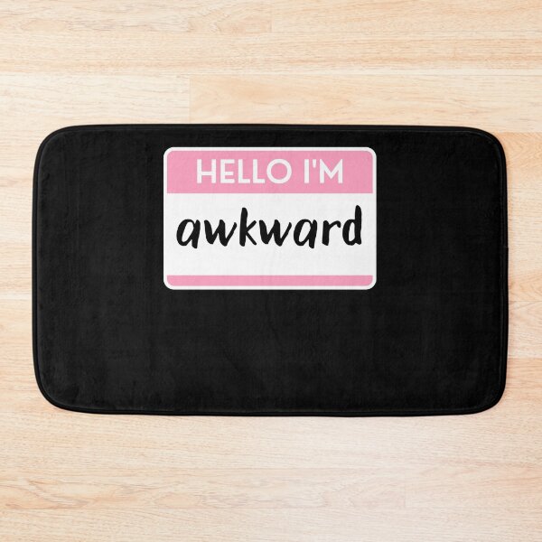 Item preview, Hello I'm Awkward Sticker designed and sold by allysonhat.