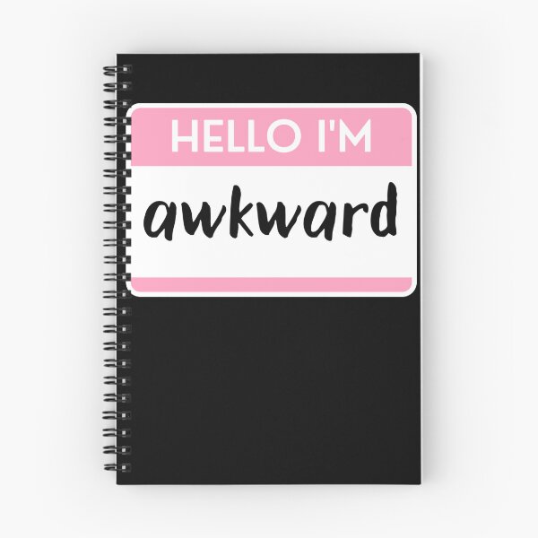 Item preview, Hello I'm Awkward Sticker designed and sold by allysonhat.