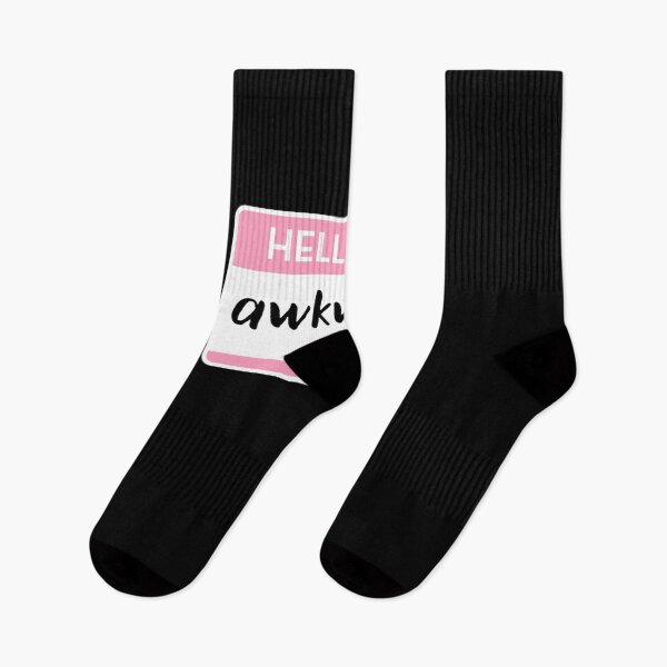 Item preview, Hello I'm Awkward Sticker designed and sold by allysonhat.
