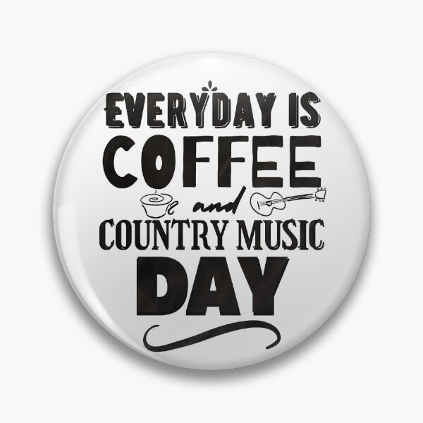 Item preview, Fueled By Coffee and Country Music Black Coffee designed and sold by lineartdesigns.