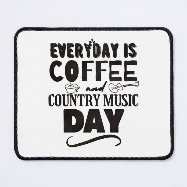Item preview, Fueled By Coffee and Country Music Black Coffee designed and sold by lineartdesigns.