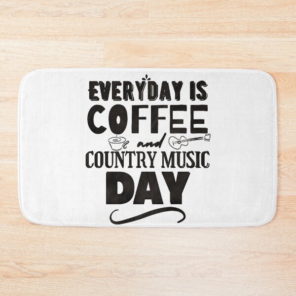 Item preview, Fueled By Coffee and Country Music Black Coffee designed and sold by lineartdesigns.