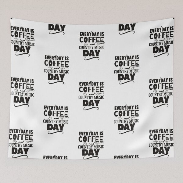 Item preview, Fueled By Coffee and Country Music Black Coffee designed and sold by lineartdesigns.