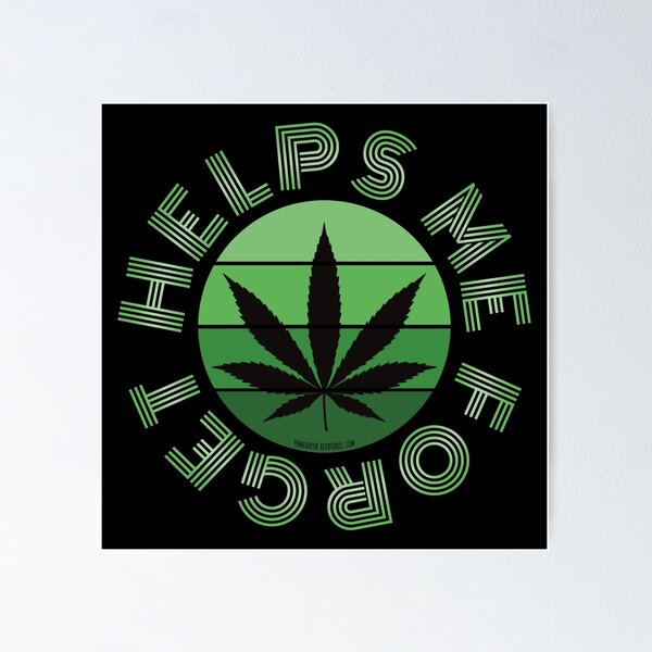 Item preview, Retro Vintage Sunset Green Pot leaf-helps me forget designed and sold by YomeHayin.