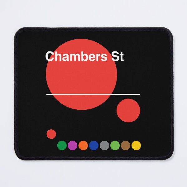 Item preview, Chambers Street TriBeca Financial District New York Subway designed and sold by ClickForMore.