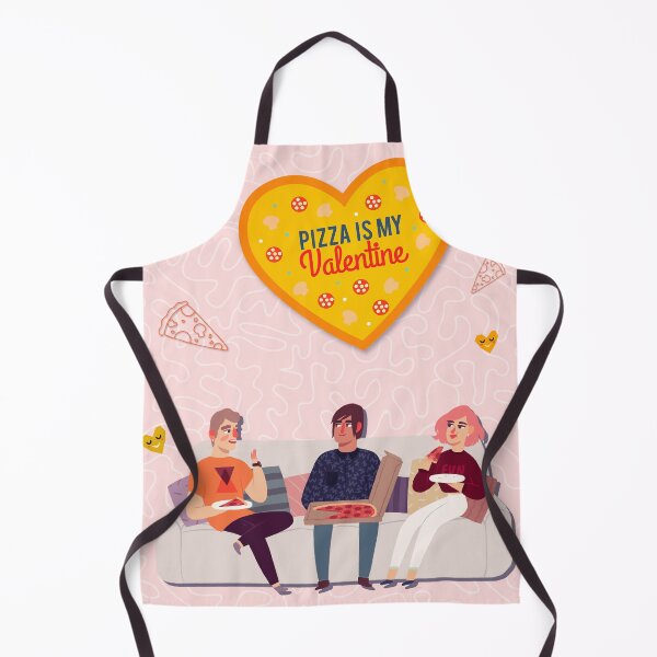 Item preview, Pizza is my Valentine - Single Valentine Single Awareness day designed and sold by AshTreeCrtvCo.