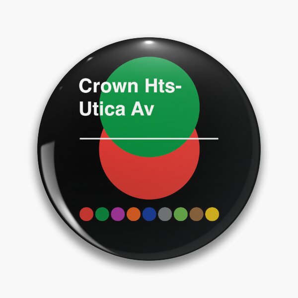 Item preview, Crown Heights Utica Avenue Brooklyn New York Subway designed and sold by ClickForMore.