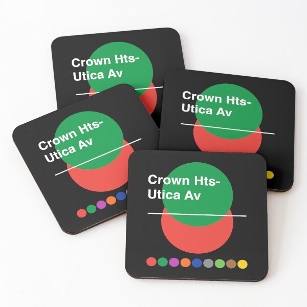 Item preview, Crown Heights Utica Avenue Brooklyn New York Subway designed and sold by ClickForMore.