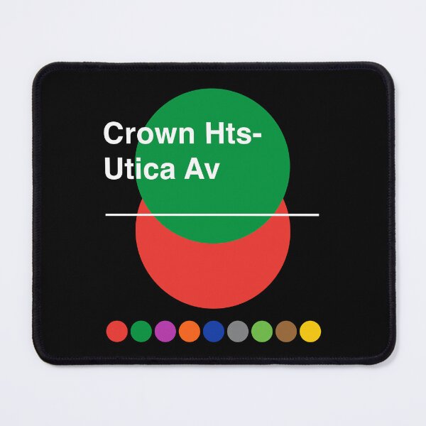Item preview, Crown Heights Utica Avenue Brooklyn New York Subway designed and sold by ClickForMore.