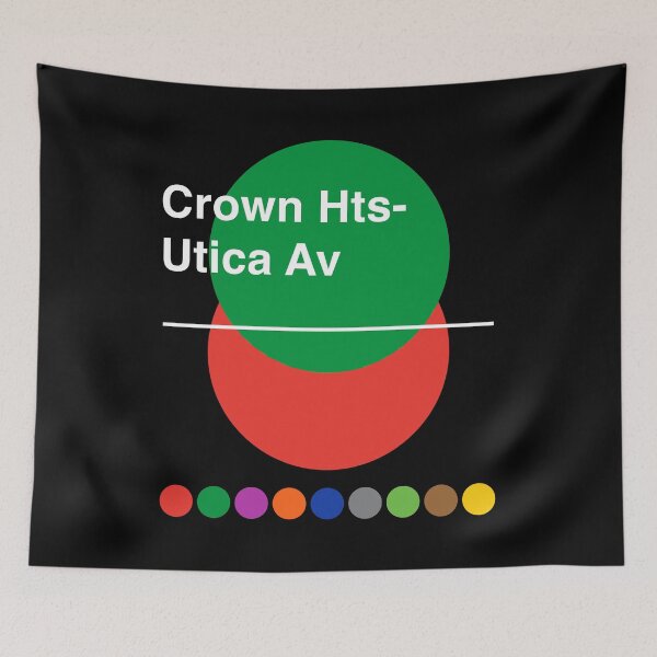 Item preview, Crown Heights Utica Avenue Brooklyn New York Subway designed and sold by ClickForMore.